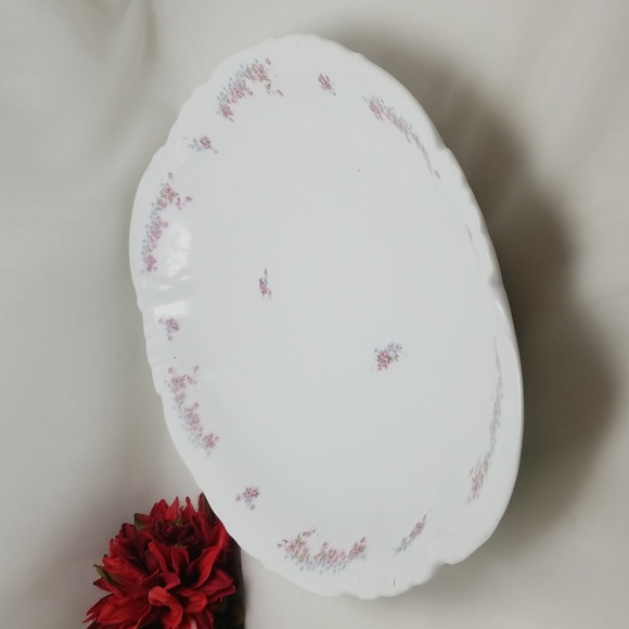 Antique H & C Imperial Large Floral Serving Platter - Picture 10 of 16